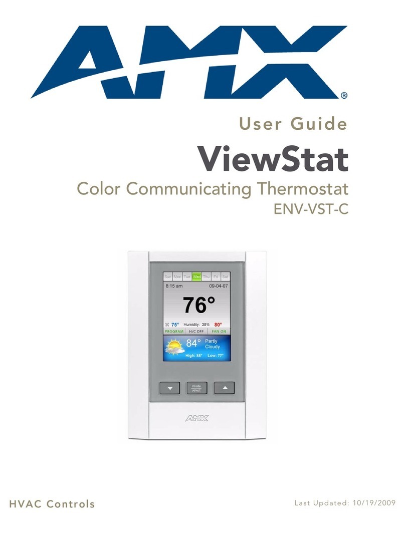 AMX ViewStat ENV-VST-C Manual de usuario