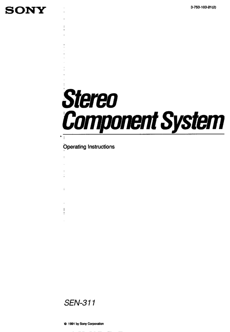 Sony SEN-311 Manual de usuario