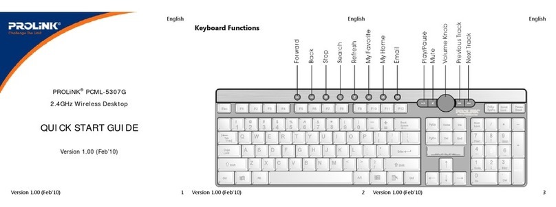 PROLiNK PCML-5307G Manual de usuario
