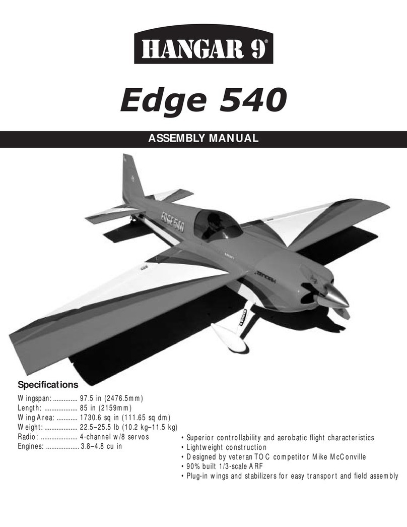 Hangar 9 EDGE 540 Manual de usuario