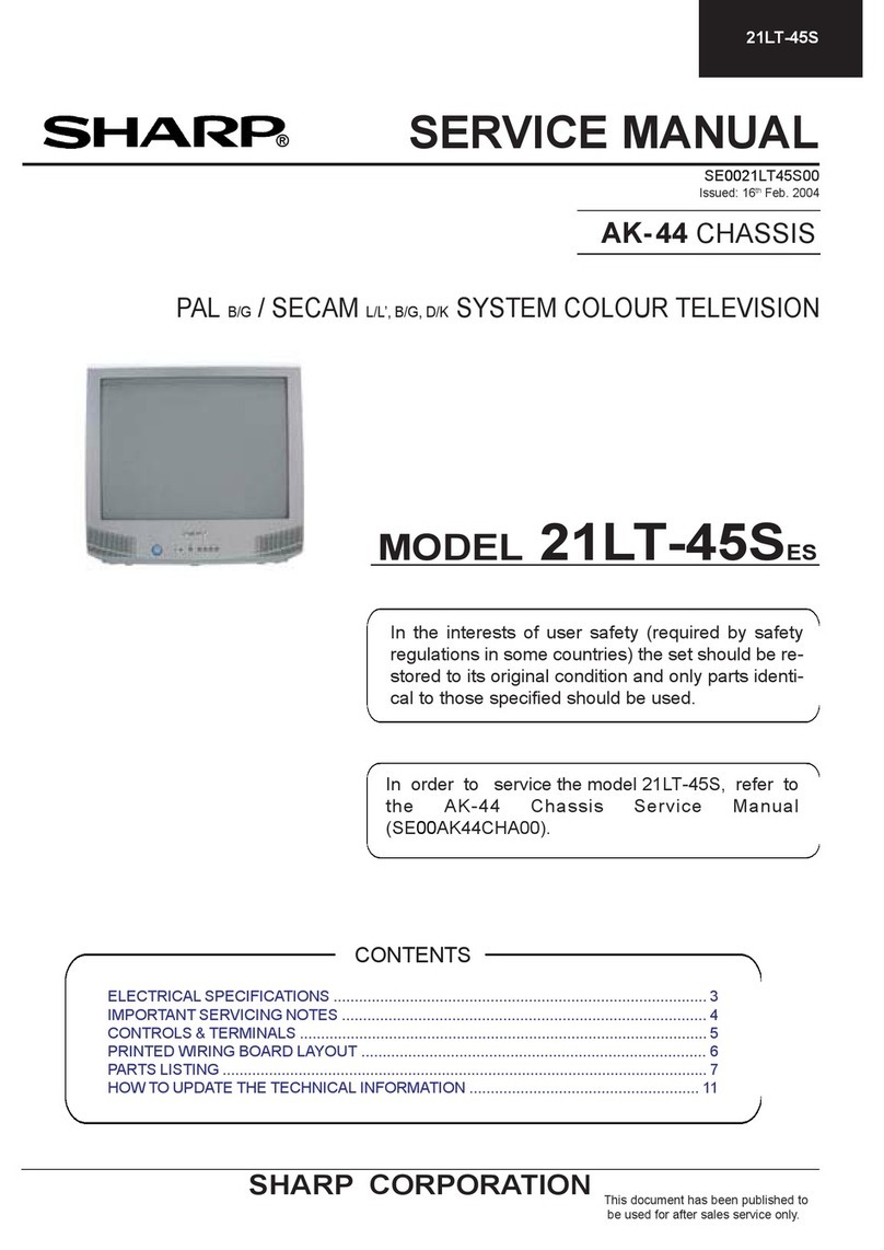 Sharp 21LT-45SES Manual de usuario
