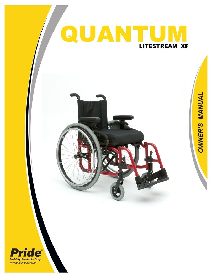 Pride Quantum Litestream XF Manual de usuario