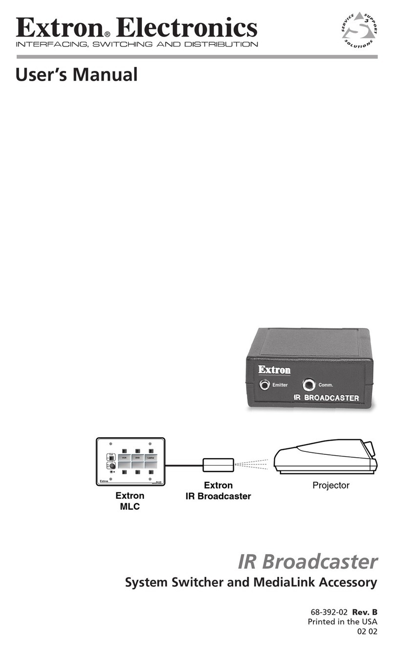 Extron electronics IR Broadcaster Manual de usuario