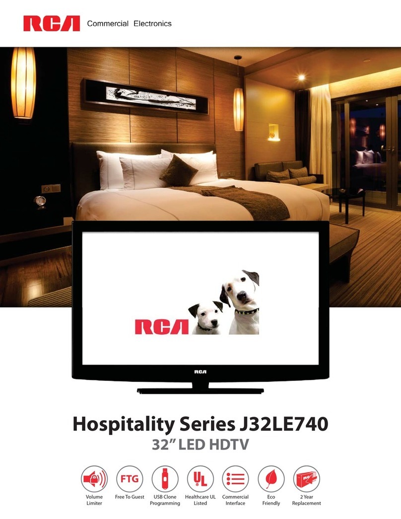 RCA J32LE740 Manual de usuario
