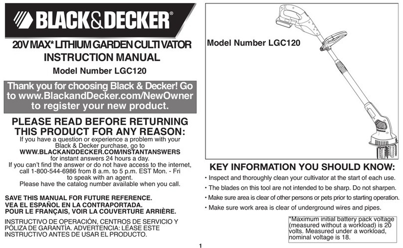 Black & Decker LGC120 Manual de usuario
