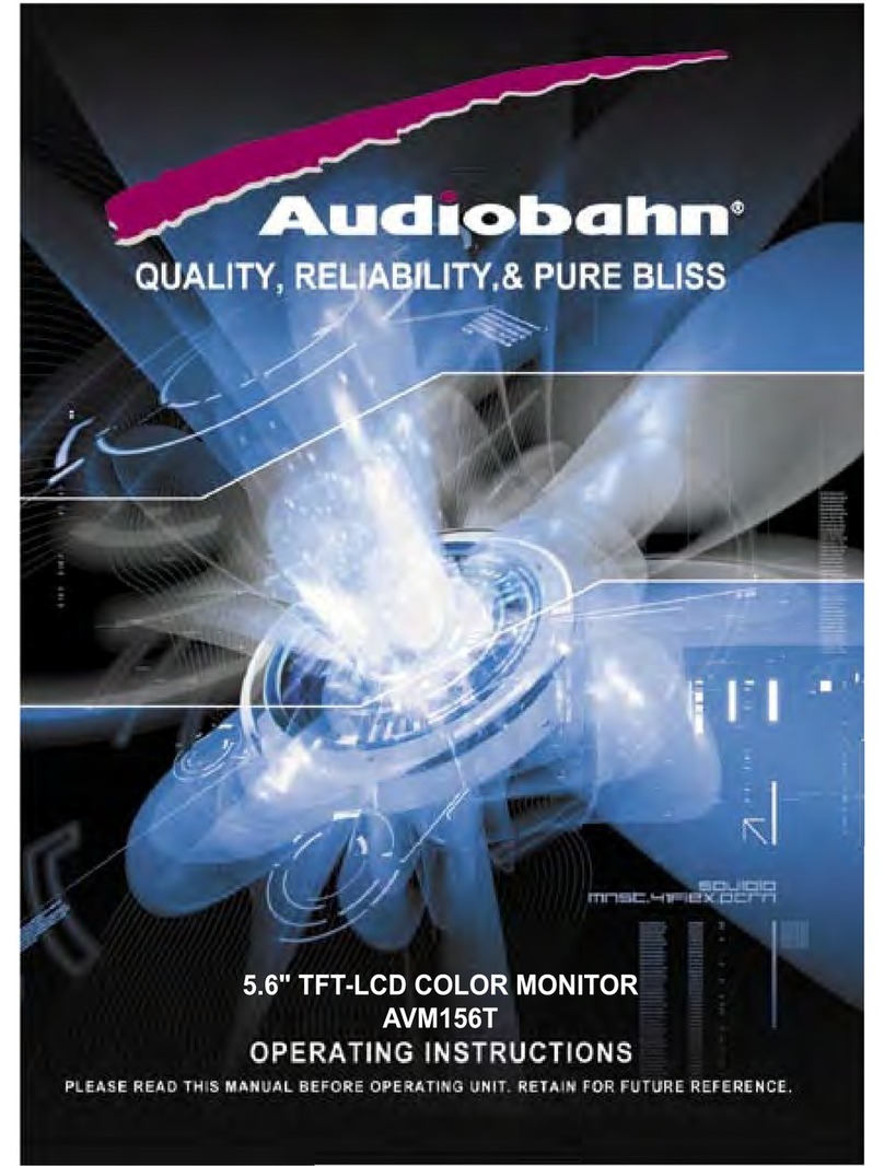 AudioBahn AVM156T Manual de usuario
