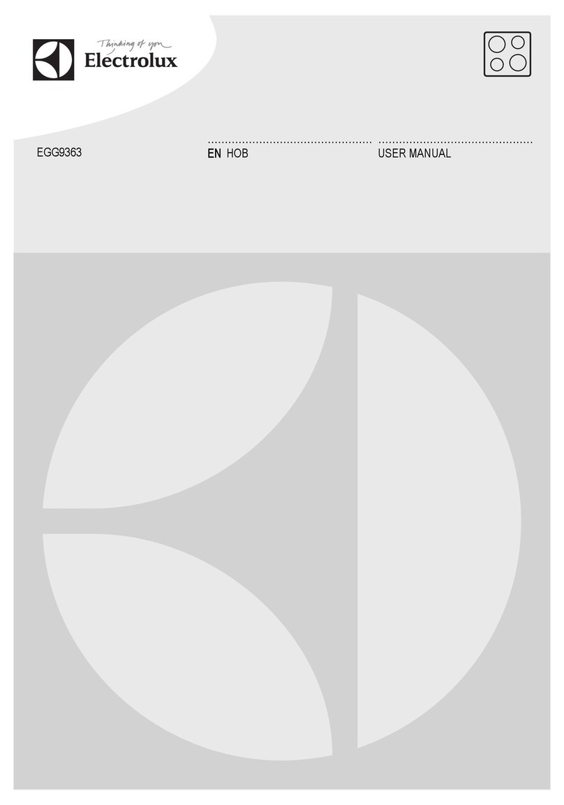 Electrolux EGG 9363 Manual de usuario