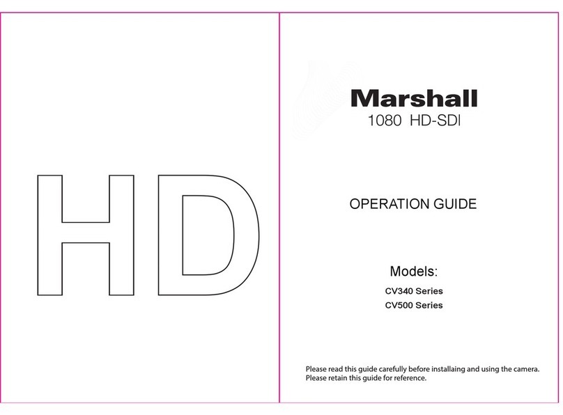 Marshall Electronics CV500 series Manual de usuario