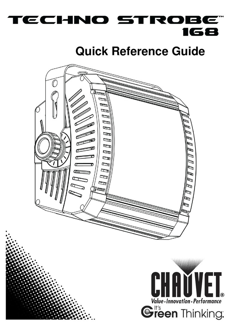 Chauvet Techno Strobe 168 Manual de usuario
