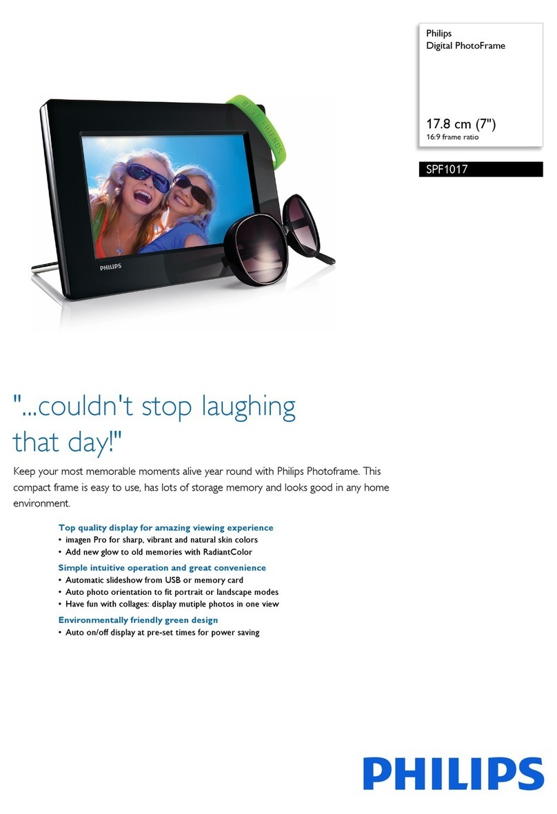 Philips SPF1017 Manual de usuario Philips SPF1017 Manual de usuario