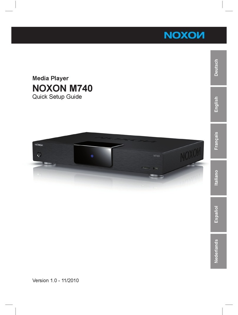 Noxon NOXON M740 Manual de usuario