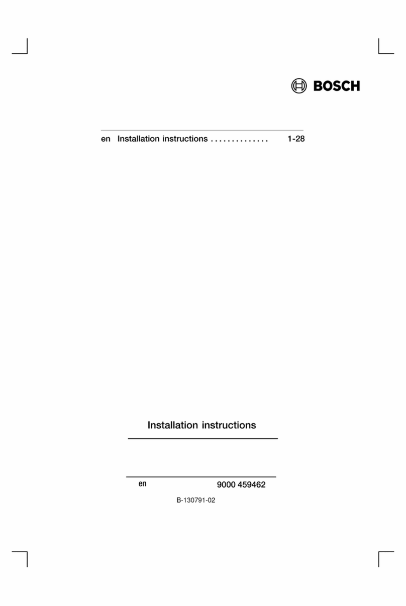 Bosch cooker Manual de usuario