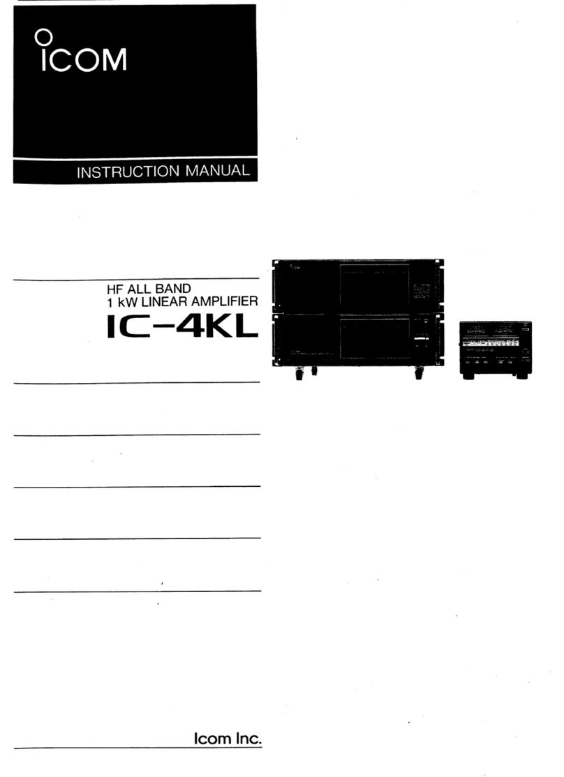 Icom IC-4KL Manual de usuario Icom IC-4KL Manual de usuario