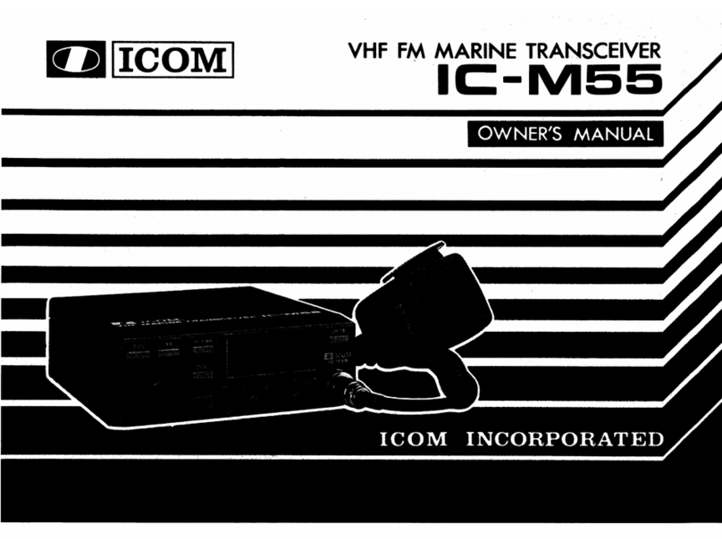 Icom IC-M55 Manual de usuario