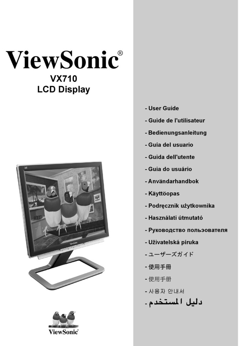 ViewSonic OptiSync VX710 Guía de referencia