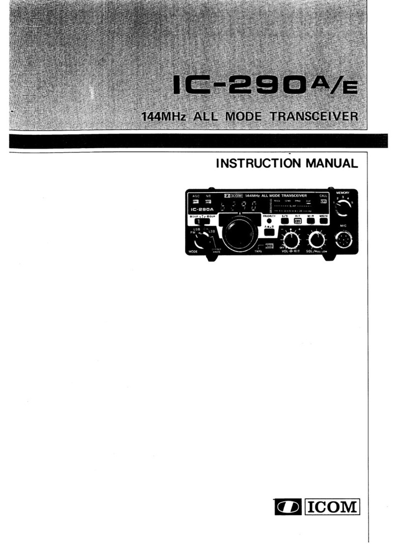 Icom IC-290A Manual de usuario