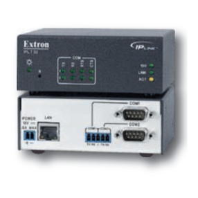 Extron electronics IPL T S1 Manual de usuario