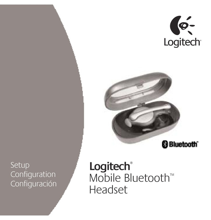 Logitech Mobile Bluetooth Headset Guía del usuario