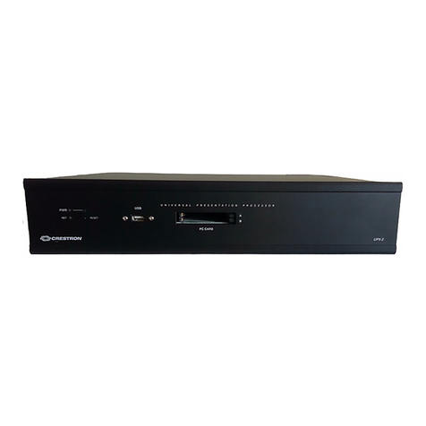 Crestron UPX-2 Manual de usuario