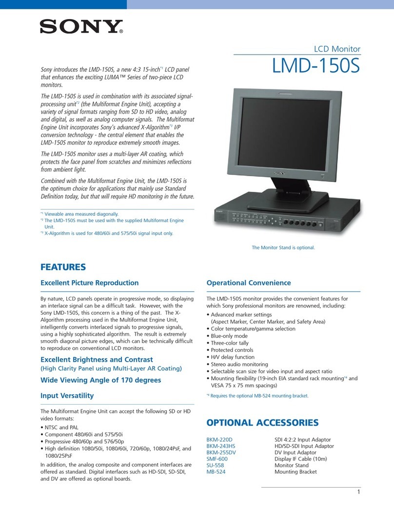 Sony LMD-150S Manual de usuario