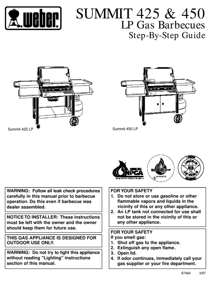 Weber SUMMIT 425 Manual de usuario