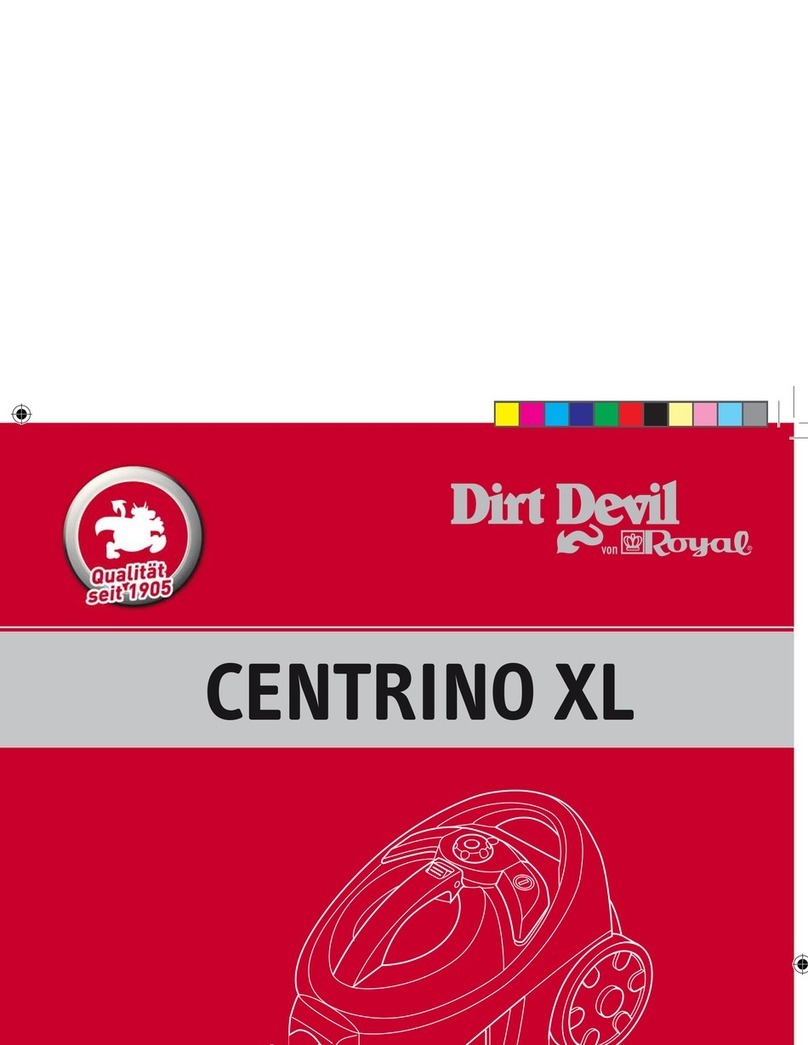 Dirt Devil CENTRINO XL Manual de usuario