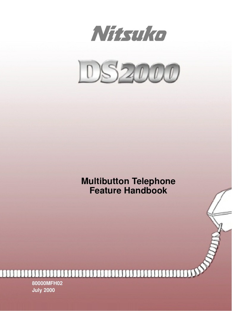 Nitsuko DS2000 Manual del propietario