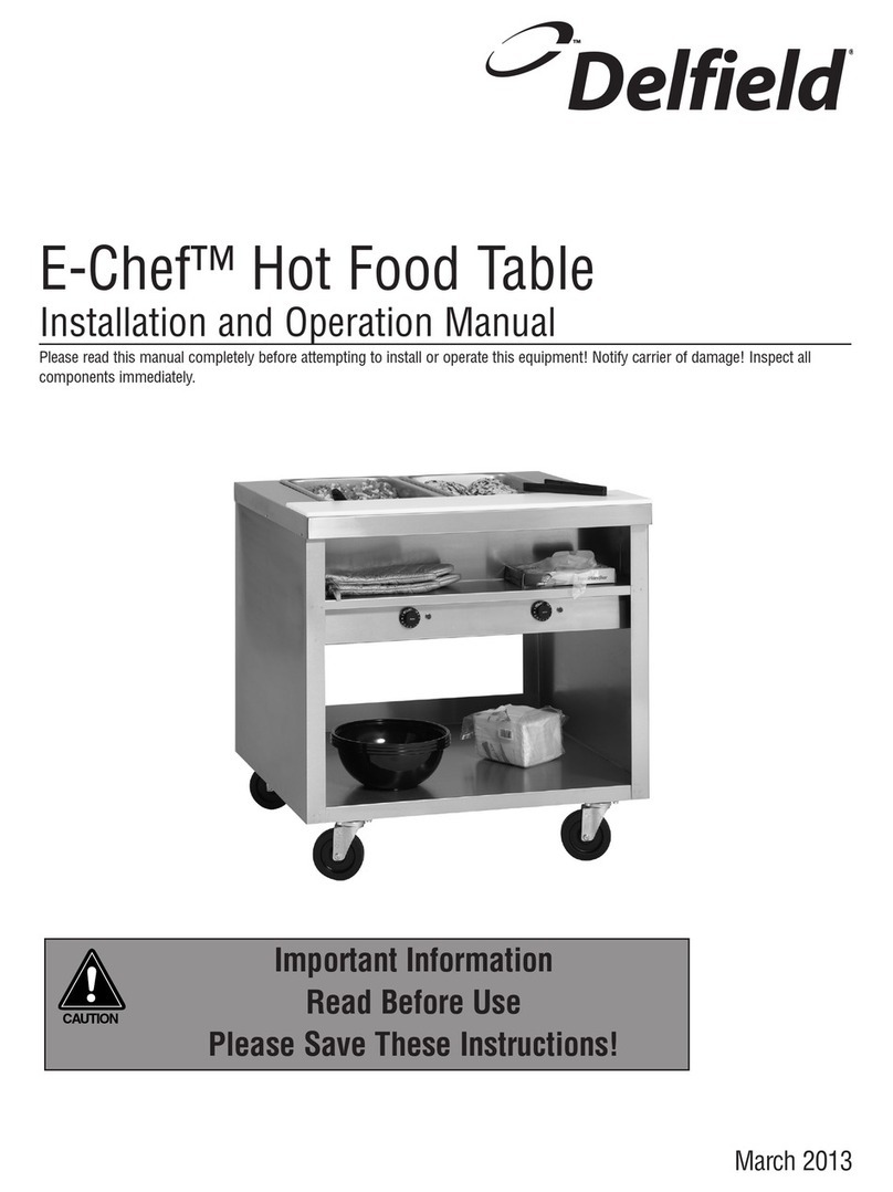 Delfield E-Chef Manual de usuario