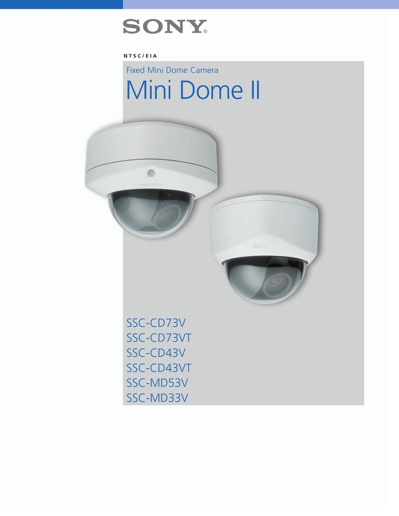 Sony Super HAD CCD SSC-CD73V Manual de instalación y operación