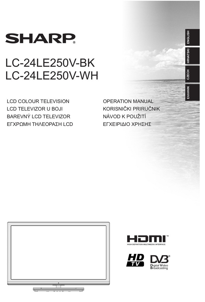 Sharp LC-24LE250V-BK Manual de usuario