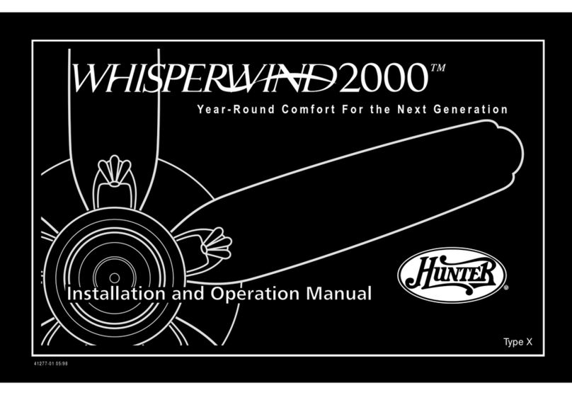 Hunter WHISPERWIND2000 Manual de usuario