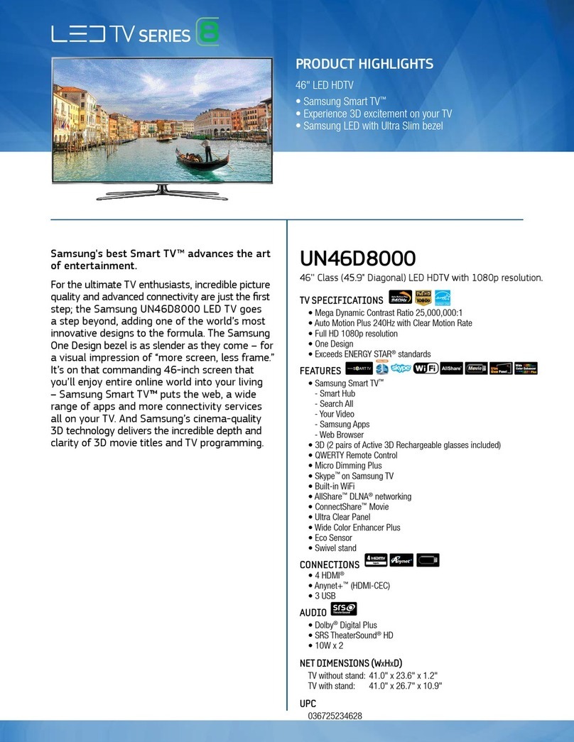Samsung UN46D8000 Manual de usuario