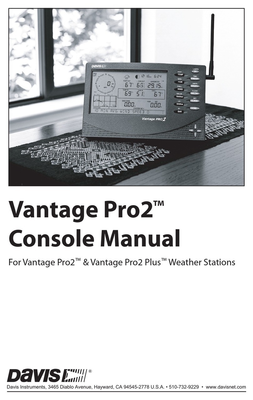 Davis Instruments Vantage Pro2 Updater Manual de usuario Davis Instruments Vantage Pro2 Updater Manual de usuario