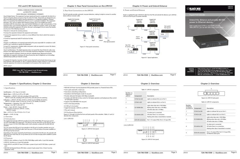 Black Box LPR1101 Manual de usuario