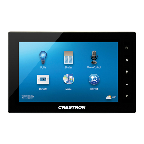 Crestron TSW-552 Manual de usuario