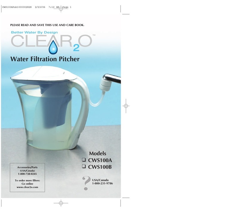 Clear2O CWS100A Instrucciones de instalación