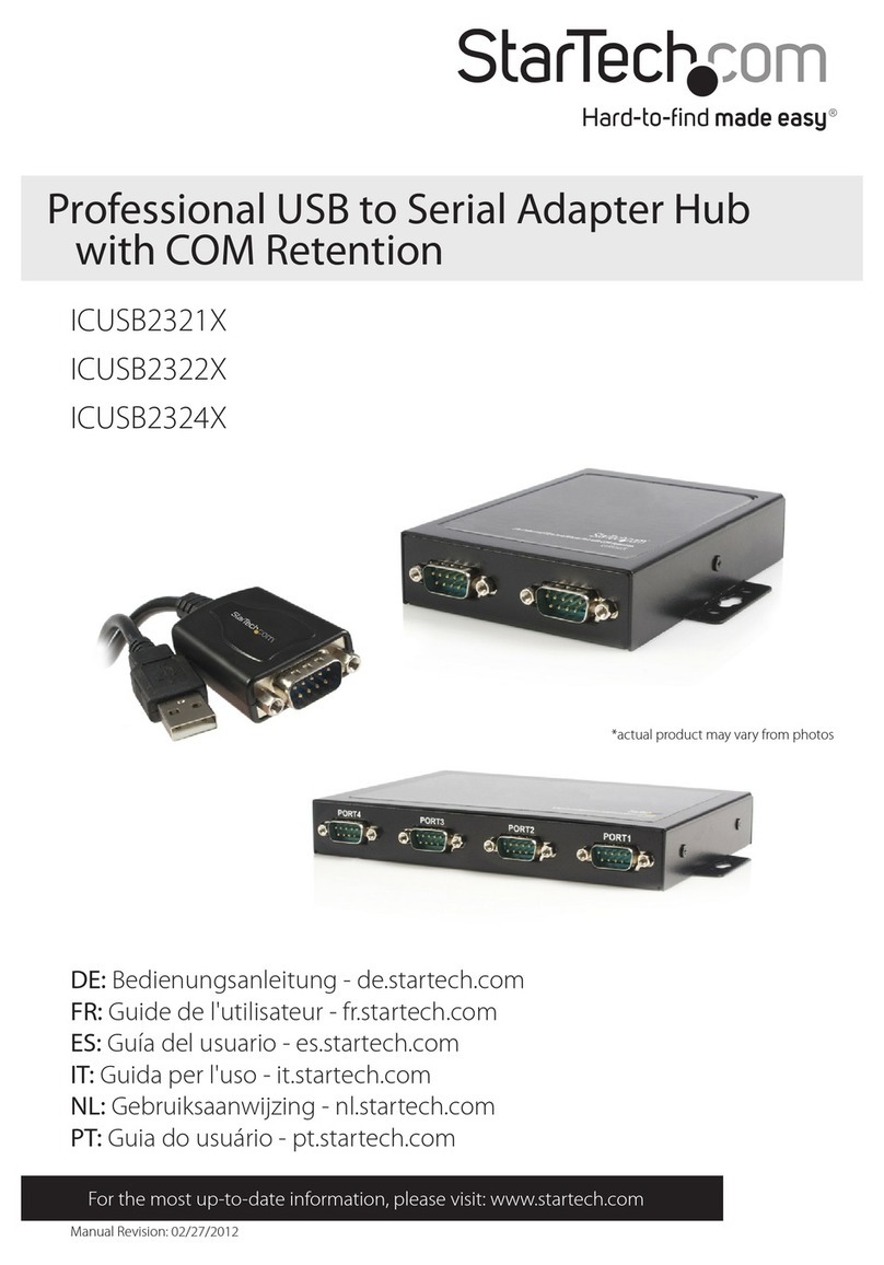 StarTech.com ICUSB2321X Manual de usuario