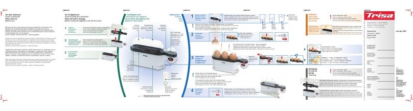 Trisa Egg boiler Manual de usuario