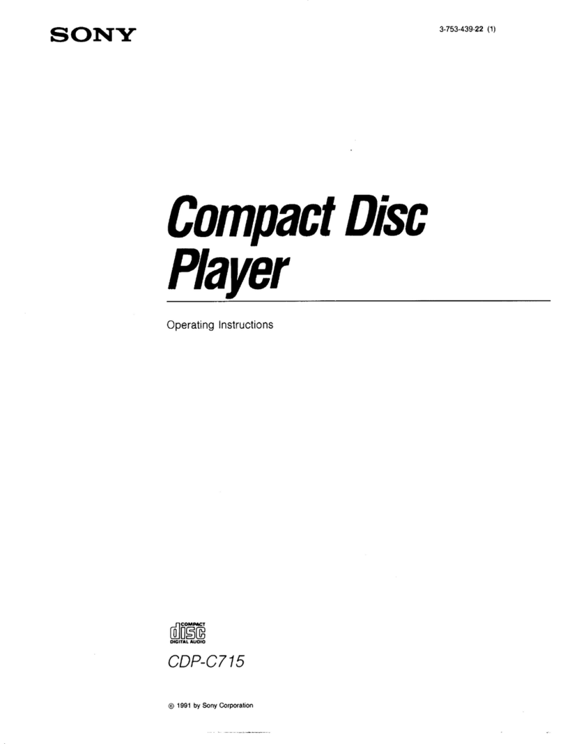 Sony CDP-C715 Manual de usuario
