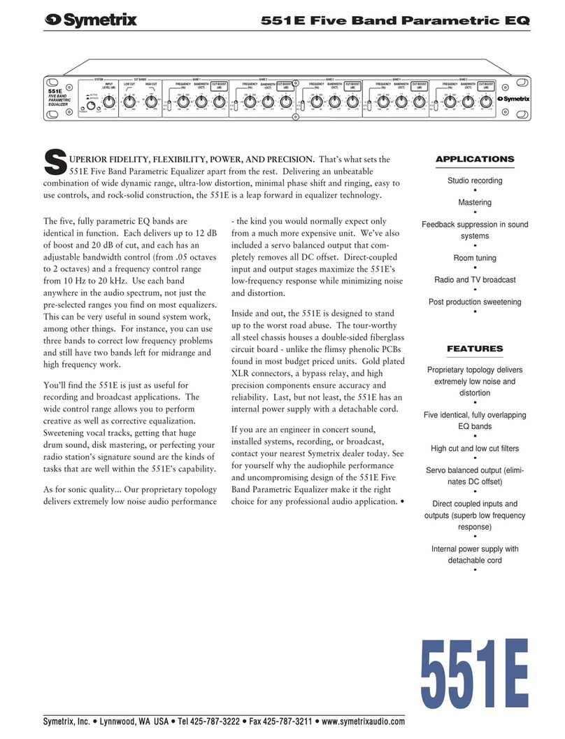Symetrix 551E Manual de usuario