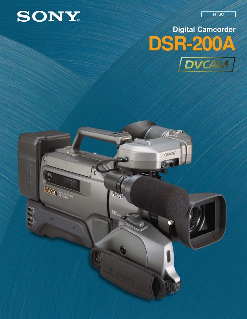 Sony DSR-200A Manual de usuario