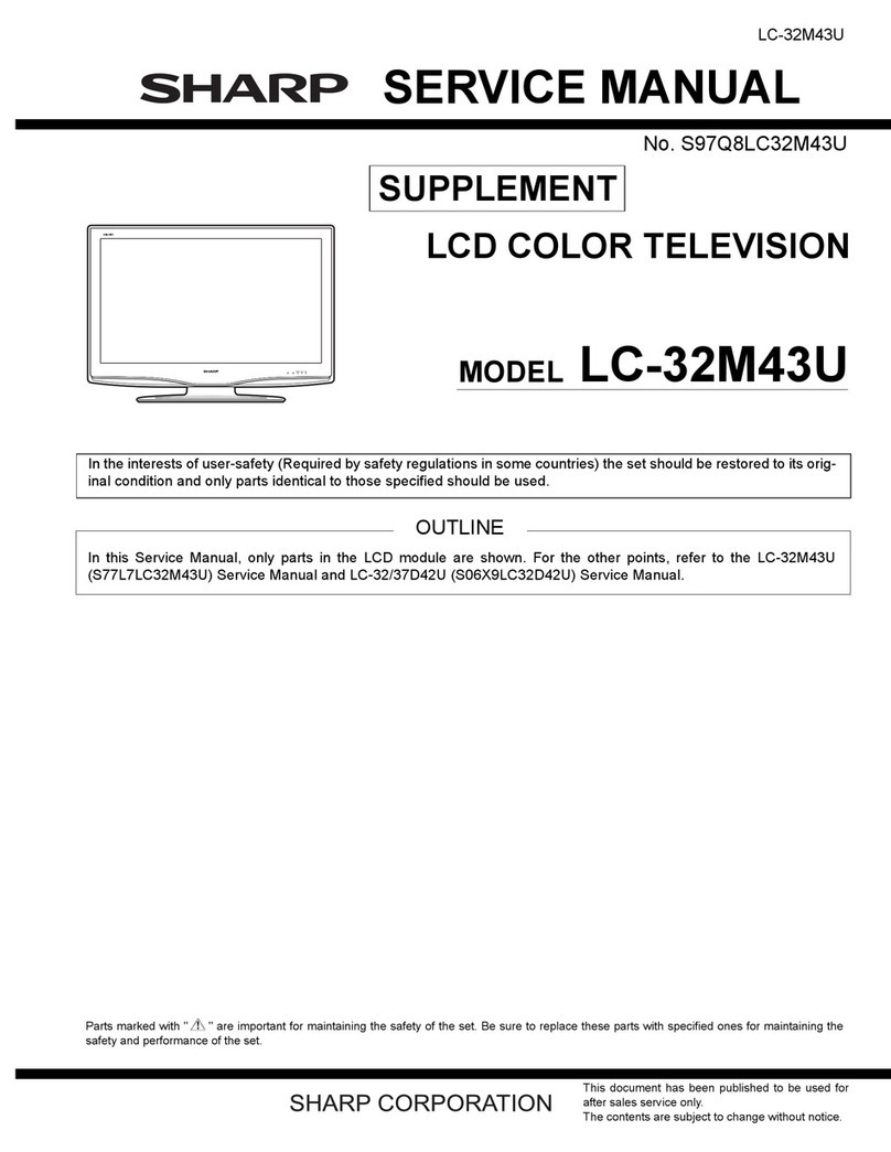 Sharp Aquos LC-32M43U Manual de usuario Sharp Aquos LC-32M43U Manual de usuario