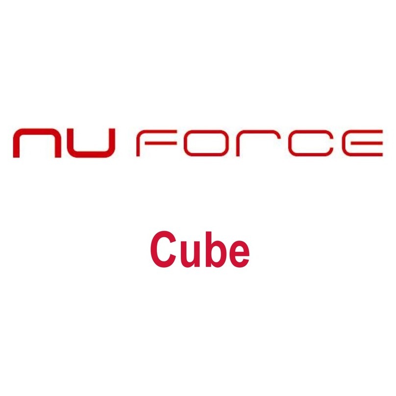 NuForce cube Manual de usuario