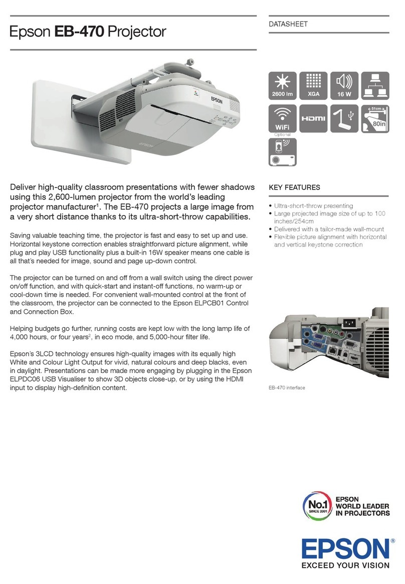 Epson EB-470 Manual de usuario