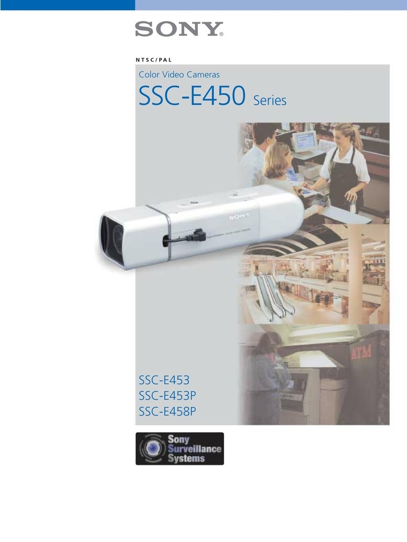 Sony SuperExwave SSC-E453P Manual de instalación y operación