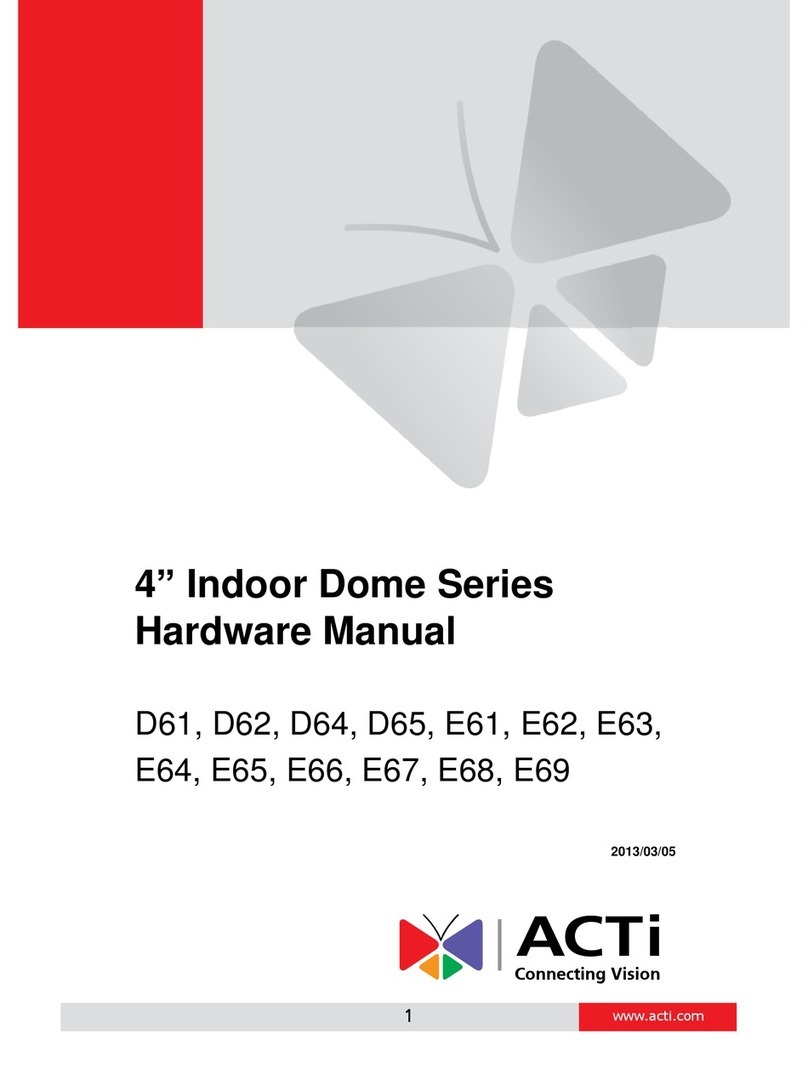 ACTi D61 Manual de usuario