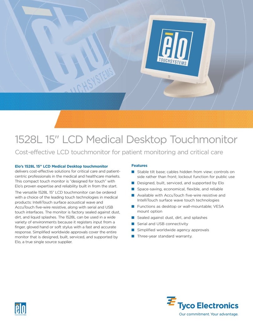 Elo TouchSystems 1528L Manual de usuario