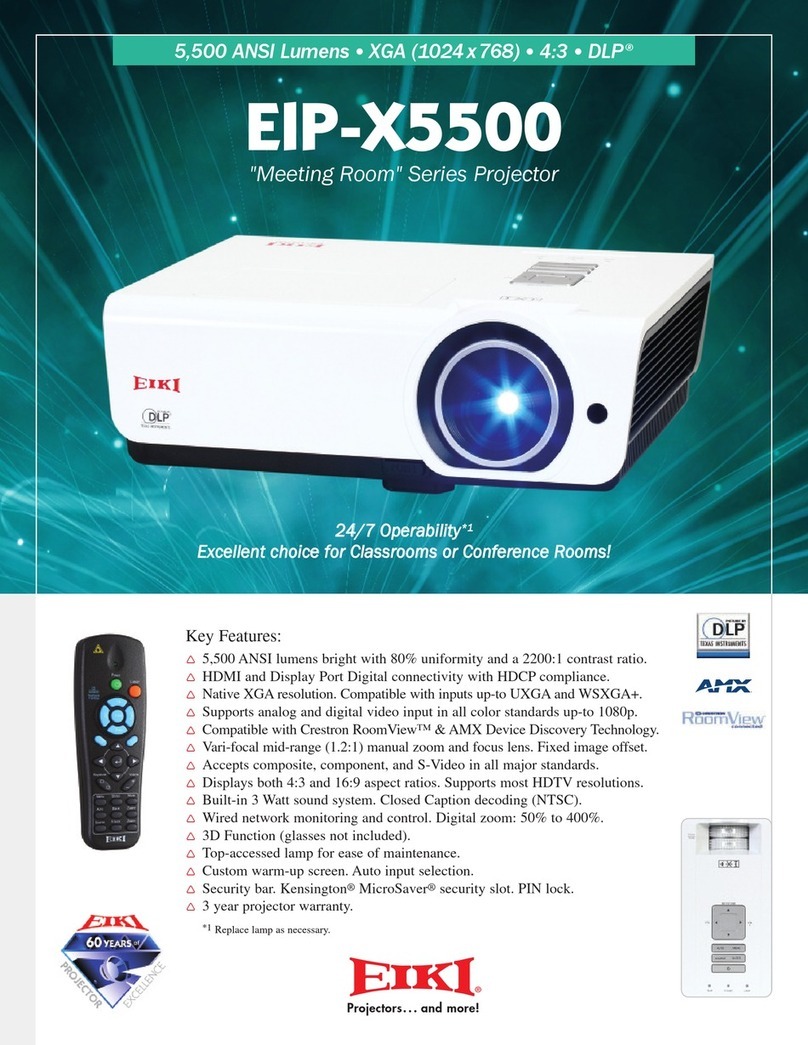 Eiki EIP-X5500 Manual de usuario