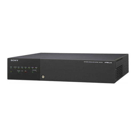 Sony NSR-500 Manual de usuario Sony NSR-500 Manual de usuario