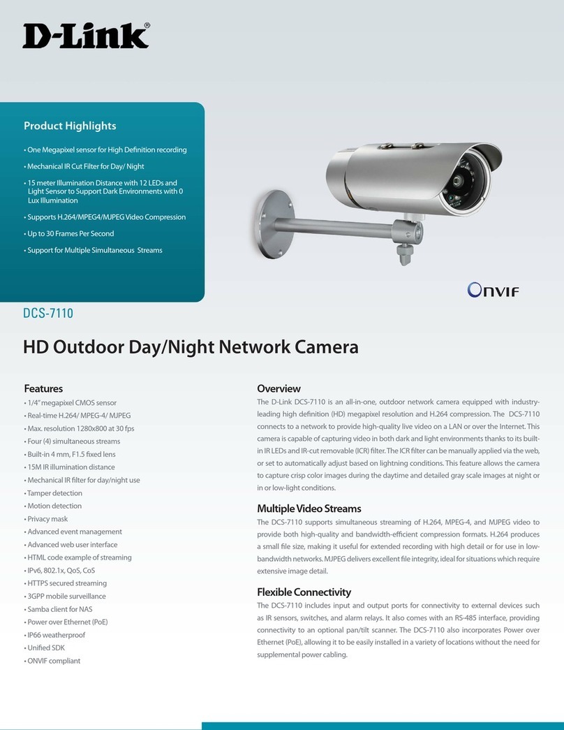 D-Link SECURICAM DCS-7110 Manual de usuario